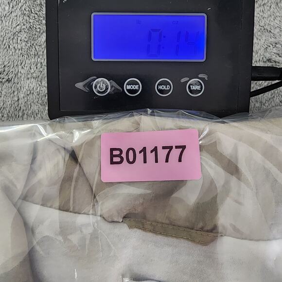 The Tog Shop Jacket Women M Gold Metallic Hooded Rain Coat Full Zip Drawcord Hem - Picture 10 of 10